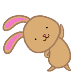 小麦色のゆるうさぎ