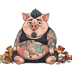 刺青イノシシの爆発級の怒り！