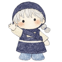 ぽやっと日常 ゆるかわ女の子スタンプ