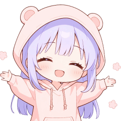 パープル♡フーディーちゃん