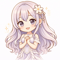 女神モナ やさしい癒しスタンプ