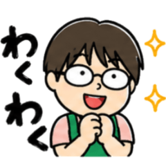 メガネママの日常スタンプ