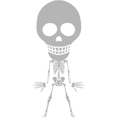 はしゃぐの大頭蓋骨