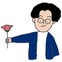 緑の帽子を着ている子