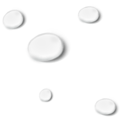 画面に水滴がついてる？