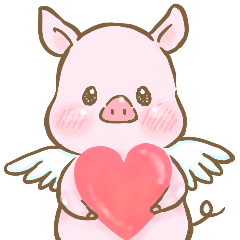 ピンクのブタちゃん