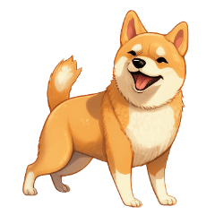 柴犬（しばいぬ）の日常スタンプ