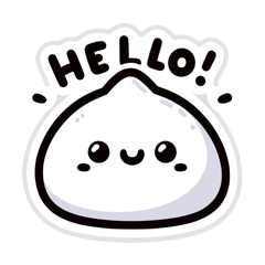 白く丸いスライム