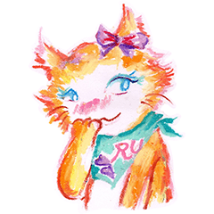 RURU cat had a happy day