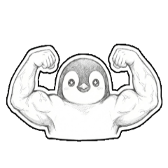 君を励ます！全肯定マッチョペンギン