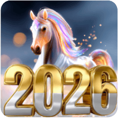 馬 ハッピーニューイヤー 2026 ビッグ