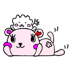 ぴんくのくま☆