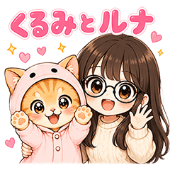 くるみとルナ
