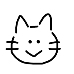 なんだか変なねこ