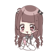 ハーフツインの女の子