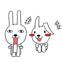 2匹のうさぎ