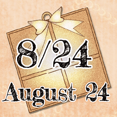 8月24日記念日BIGスタンプ