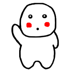 ましゅまるくんのシンプルスタンプ