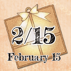 2月15日記念日BIGスタンプ