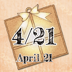 4月21日記念日BIGスタンプ