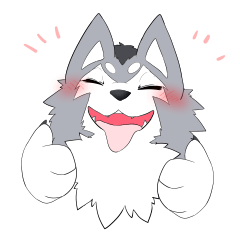 シベリアンハスキーのかずクン