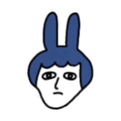 しゃくれうさぎの意外と使えるスタンプ