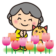 ばぁばの❤︎春爛漫❤︎スタンプ