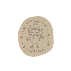 スノーマンのお絵描き〜flower〜