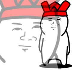 変顔クソ絵スタンプwithブッ休