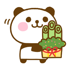 冬年末年始と正月に使えるぱんだこった再販