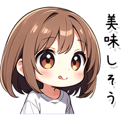 日常で使える可愛い女の子のチビキャラ