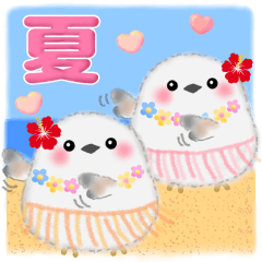 シマエナガさん♡夏