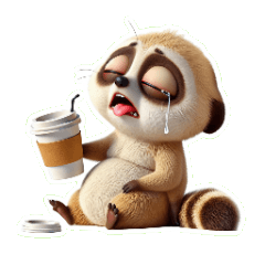 ミーアキャット 人生に押しつぶされる