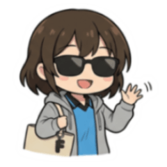 かわいいめがね女子(サッカー・KF01)