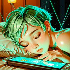 やさしいおやすみなさい｜寝顔スタンプ