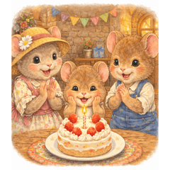 森のねずみ暮らし4