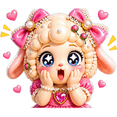 MeiMei Sheep Cute Healing Chat Stickers