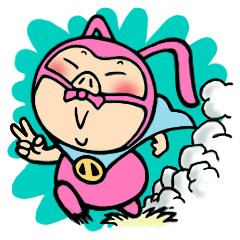 怪盗桃色　ぶたウサ