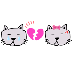 ねこの表情シリーズ