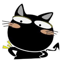 黒猫ハッピー２