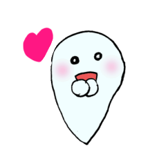 表情豊かなオバケ