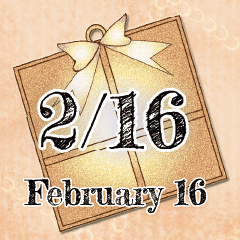 2月16日記念日BIGスタンプ