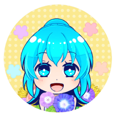 夏花マリンブルー