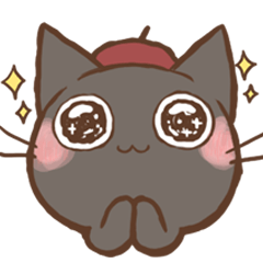 ベレー帽おはぎさん。～言葉はいらない～