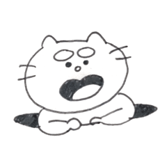 Very cute cat has funny face