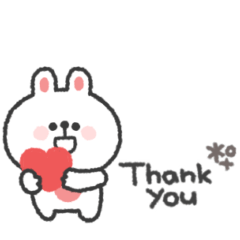 うさぎさん◎うごくスタンプ #3