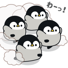 飛び出す！心くばりペンギン(ペンギン多め)
