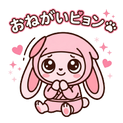 アニマル忍者シリーズの忍者ウサギ（桃）