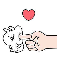 手のりうさぎゅーん！