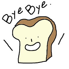 シュールな食パンさん